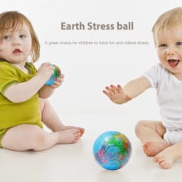Mini Foam Earth Extrusion Toy Soft Sponge Earth World Map Ball World Map Toy Children Adult Decompression Novelty Toy