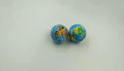 Mini Foam Earth Extrusion Toy Soft Sponge Earth World Map Ball World Map Toy Children Adult Decompression Novelty Toy