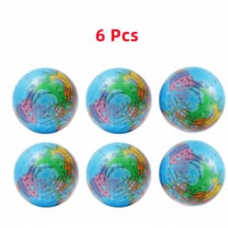 Mini Foam Earth Extrusion Toy Soft Sponge Earth World Map Ball World Map Toy Children Adult Decompression Novelty Toy