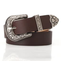 105cm Women's Vintage Pin Buckle Belt with Stylish Embellished Women Waist Belts for Jeans