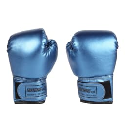 2Pcs Kids Boxing Gloves Children Punch Training Sparring Kickboxing Fighting Fitness Mitts Hitting Hand Protector Blue Black Red