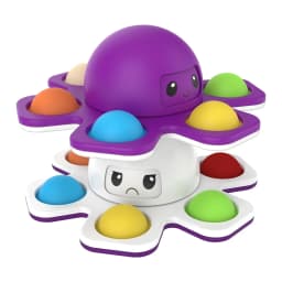 1PCS New Anti Stress Push Bubble Fidget Spinner Face-Changing Sensory Toy Push Popete Spiner Stress Relief Fidget Toys For Kids