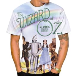 Summer Hot Selling Creative Oil Painting The Wizard of Oz 3D Printing Art Pattern Personalized Fashion T-shirt
