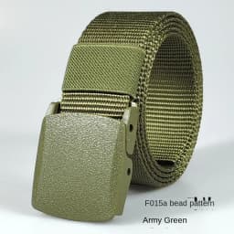 Black Army Green White Red Blue Men Automatic Buckle Nylon Belt Waist Canvas Belts Outdoor Strap Travel Sports Belt for Women