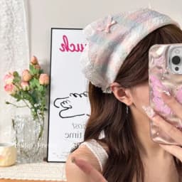 Pastoral Style Lace Bowknot Headscarf Hairhoop Turbans Triangle Scarf Hair Band Sweet Trendy Turban Girl Travel Hair Accessories