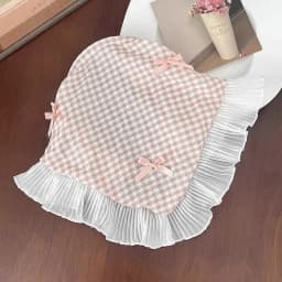 Pastoral Style Lace Bowknot Headscarf Hairhoop Turbans Triangle Scarf Hair Band Sweet Trendy Turban Girl Travel Hair Accessories