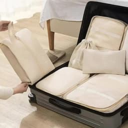7 Pcs/Set Travel Organizer Storage Bags Suitcase Packing Cubes Set Cases Portable Luggage Clothes Shoe Tidy Pouch Folding.-zmt