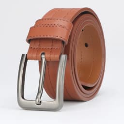 Men's Belt, Leather Dress Belt for Casual Jeans, Classic Belt 1.25", Adjustable Trim, Father's Day Gift