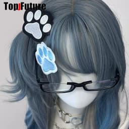 Wholesale Custom Made Customized Women Harajuku Gothic Lolita Beret Hat Cap Y2K Girl Angel Wing Dog Paw Handmade Sun Hats