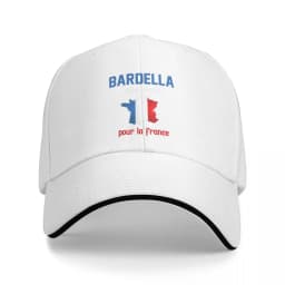 Vintage 2027 Bardella Collection Baseball Cap President Election France Streetwear Men Women Trucker Hat Snapback Cap Gift