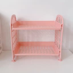 Desktop Stationery Rack Storage Holder Multi-Functional Plastic Shelf Makeup Organizer Office Dormitory Desk Organizer Shelf