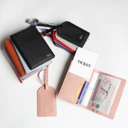 Custom Name Travel Passport Cover Set Personalized Letters Gift Luggage Tag Card Holder Passport Case Holder Travel Essentials