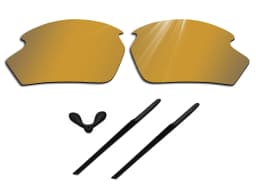 Glintbay Polarized Lenses Replacement with Rubber Nosepads and Earsocks for Rudy Project Rydon Sunglasses -Multiple Colors