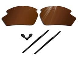 Glintbay Polarized Lenses Replacement with Rubber Nosepads and Earsocks for Rudy Project Rydon Sunglasses -Multiple Colors