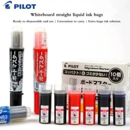 Pilot 1/2pcs Replace Ink Stationery for Whiteboard Pen Color Direct Liquid Eco-Ink Easy Installation Draw Student Supplies