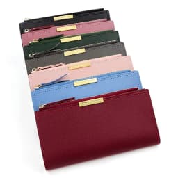Multi-card Women's Long Wallet Portable PU Leather Card Holder Photo Holder Korean Style Note Compartments Purse Mother's Gift