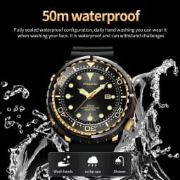 LIGE Fashion Diver Watch Men Top Brand Luxury 50ATM Waterproof Date Clock Sport Watches Mens Quartz Wristwatch Relogio Masculino