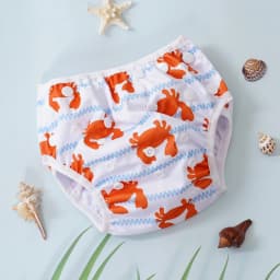 Elinfant Reusable Baby Cloth Diapers Training Pants,Washable Adjustable Swimming Diapers For 3-15kg -Perfect For Beach,Pool