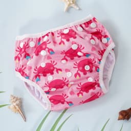Elinfant Reusable Baby Cloth Diapers Training Pants,Washable Adjustable Swimming Diapers For 3-15kg -Perfect For Beach,Pool
