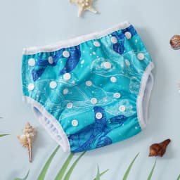 Elinfant Reusable Baby Cloth Diapers Training Pants,Washable Adjustable Swimming Diapers For 3-15kg -Perfect For Beach,Pool