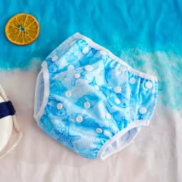 Elinfant Reusable Baby Cloth Diapers Training Pants,Washable Adjustable Swimming Diapers For 3-15kg -Perfect For Beach,Pool