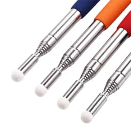 1M Extendable Stainless Steel Retractable Classroom For Teaching Pointer Pen Hand Pointer Presenter Pointing