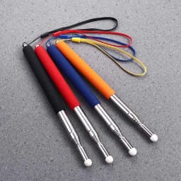 1M Extendable Stainless Steel Retractable Classroom For Teaching Pointer Pen Hand Pointer Presenter Pointing