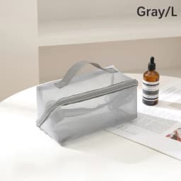 Mesh Clear Cosmetic Bags Small Large Black Makeup Bag Portable Travel Toiletry Organizer Case Lipstick Storage Pouch
