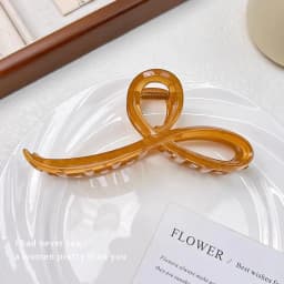 Elegant Jelly Color Bow Hair Claw For Women Girls Sweet Hair Ornament Back Headband Hair Clips Hairpin Fashion Hair Accessories