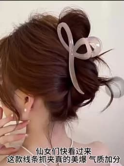 Elegant Jelly Color Bow Hair Claw For Women Girls Sweet Hair Ornament Back Headband Hair Clips Hairpin Fashion Hair Accessories