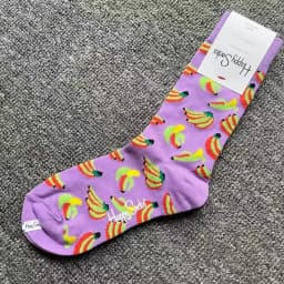 Happy Socks Print Multicoloured Socks Women Men Sports Socks Funky Fashion Dress Socks Casual Cotton