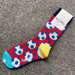 Happy Socks Print Multicoloured Socks Women Men Sports Socks Funky Fashion Dress Socks Casual Cotton