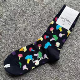 Happy Socks Print Multicoloured Socks Women Men Sports Socks Funky Fashion Dress Socks Casual Cotton