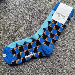 Happy Socks Print Multicoloured Socks Women Men Sports Socks Funky Fashion Dress Socks Casual Cotton