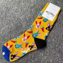 Happy Socks Print Multicoloured Socks Women Men Sports Socks Funky Fashion Dress Socks Casual Cotton