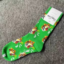 Happy Socks Print Multicoloured Socks Women Men Sports Socks Funky Fashion Dress Socks Casual Cotton