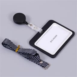 Flower Id Badge Holder With Badge Reel Retractable Card Holder Keychain Name Badge Identification Card Sleeve Clip Easy To Pull
