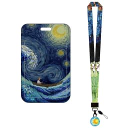 Flower Id Badge Holder With Badge Reel Retractable Card Holder Keychain Name Badge Identification Card Sleeve Clip Easy To Pull