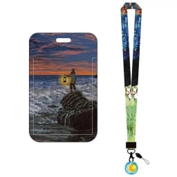 Flower Id Badge Holder With Badge Reel Retractable Card Holder Keychain Name Badge Identification Card Sleeve Clip Easy To Pull