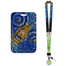 Flower Id Badge Holder With Badge Reel Retractable Card Holder Keychain Name Badge Identification Card Sleeve Clip Easy To Pull