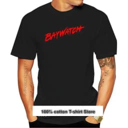 New BAYWATCH T SHIRT! CLASSIC RETRO ... LIFEGUARD TV SERIES.. SHIRT FUNNY Men Tops Tees 2024 Summer Fashion 2024