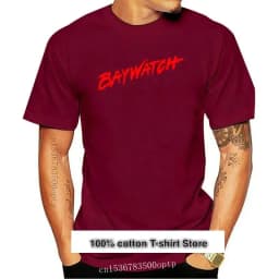 New BAYWATCH T SHIRT! CLASSIC RETRO ... LIFEGUARD TV SERIES.. SHIRT FUNNY Men Tops Tees 2024 Summer Fashion 2024