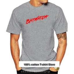 New BAYWATCH T SHIRT! CLASSIC RETRO ... LIFEGUARD TV SERIES.. SHIRT FUNNY Men Tops Tees 2024 Summer Fashion 2024