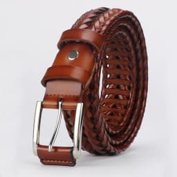 Men's Sports Hollow Woven Belt, Leather Pants Jeans Belt, Ideal Choice For Gifts