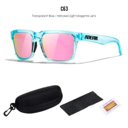 2026 Kdeam High Quality Polarized Sunglasses for Men Women Fashion Unisex Brand Trendy Outdoor Eyewear For Couple Red Lens