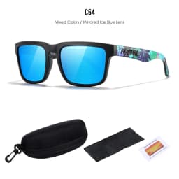 2026 Kdeam High Quality Polarized Sunglasses for Men Women Fashion Unisex Brand Trendy Outdoor Eyewear For Couple Red Lens