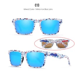 2026 Kdeam High Quality Polarized Sunglasses for Men Women Fashion Unisex Brand Trendy Outdoor Eyewear For Couple Red Lens
