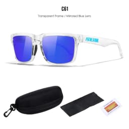 2026 Kdeam High Quality Polarized Sunglasses for Men Women Fashion Unisex Brand Trendy Outdoor Eyewear For Couple Red Lens