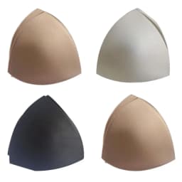 1pair Bra Pad Triangle Cups Chest Insert Foam Pads Bikini Swimsuit Padding Removeable Enhancer Bra Pad Women Clothes Accessories