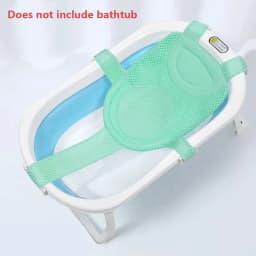 Newborn Bathtub Pillow Infant Anti-Slip Soft Comfort Body Cushion Baby Bath Seat Support Mat Foldable Bath Tub Pad &amp Chair